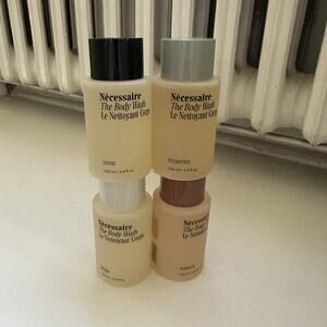 Nécessaire The Body Wash Collection 4pc Set Travel Size 3.4oz Eucalyptus...